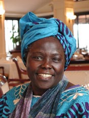 Wangari Maathai portrait